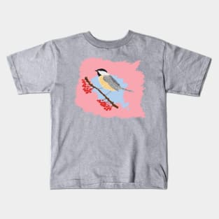 Black-Capped Chickadee Kids T-Shirt